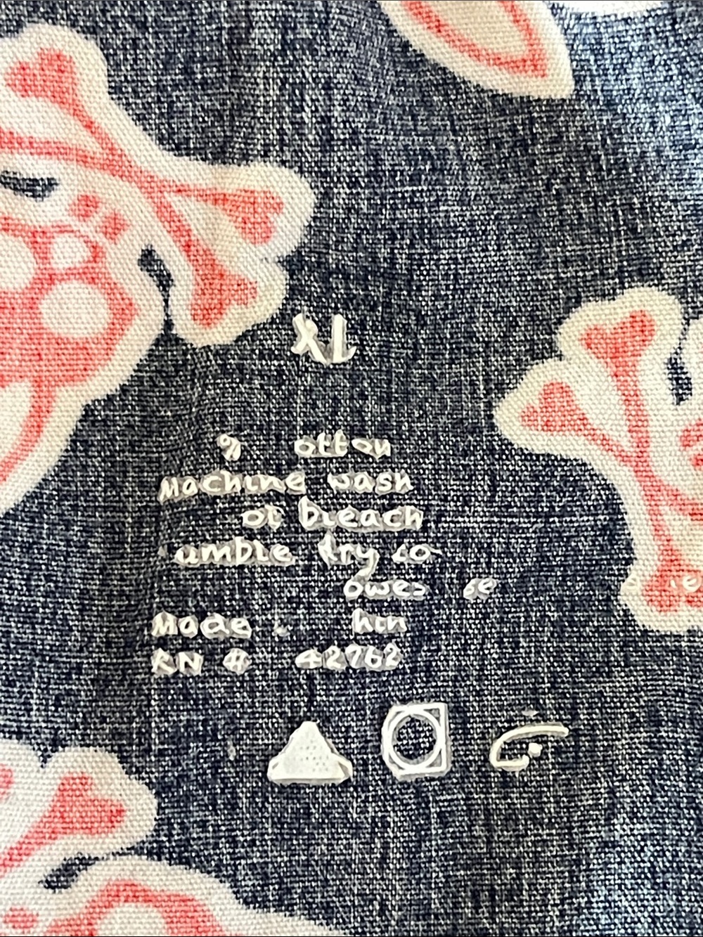Psycho Bunny Navy And Orange Boxer Shorts XL Sleep Shorts Loungewear - Picture 6 of 6